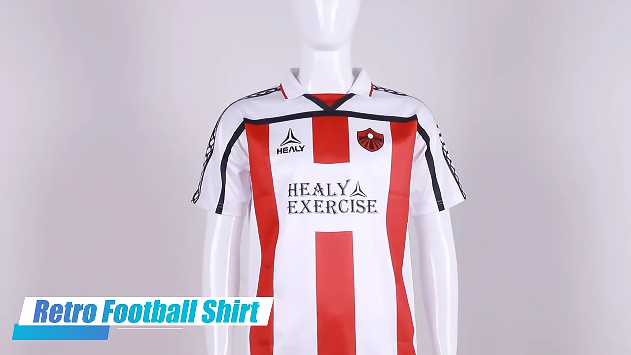 Retro Club Team Uniform Training Football Shirt Sports Wear Men's