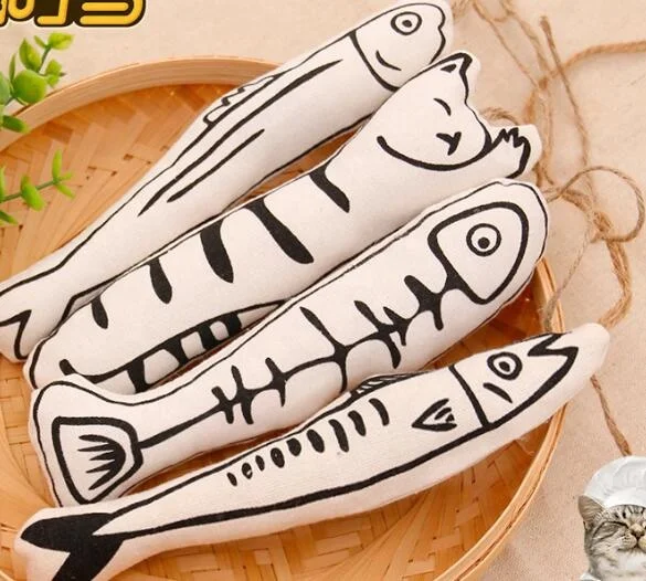 Various Color Pet Interactive Cat Catnip Toy Fashion New Stuffed Animal Fruit Soft Plush Cat Toys Filled Catnip
