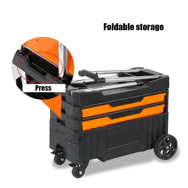 Foldable Tattoo Work Cabinet Tool Cart Mobile Multifunctional Tool Cabinet