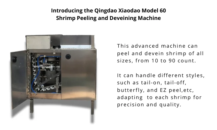High Output Automatic Shrimp Peeling Machine Shrimp Peeler and Deveiner Machine Shell Shrimp Machine for Seafood Factories