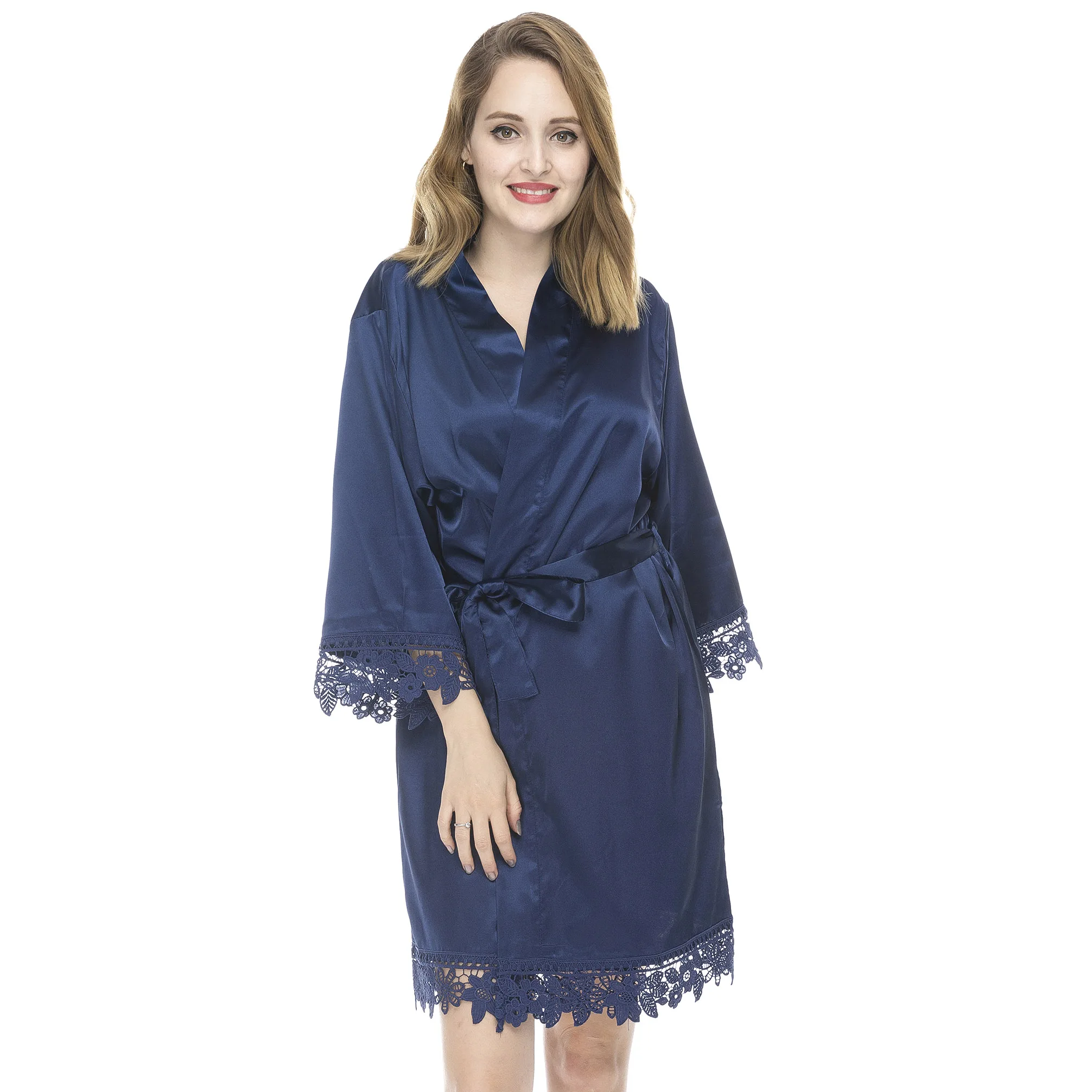 Wholesale Satin Silk Robes Elegant Bridesmaid Options