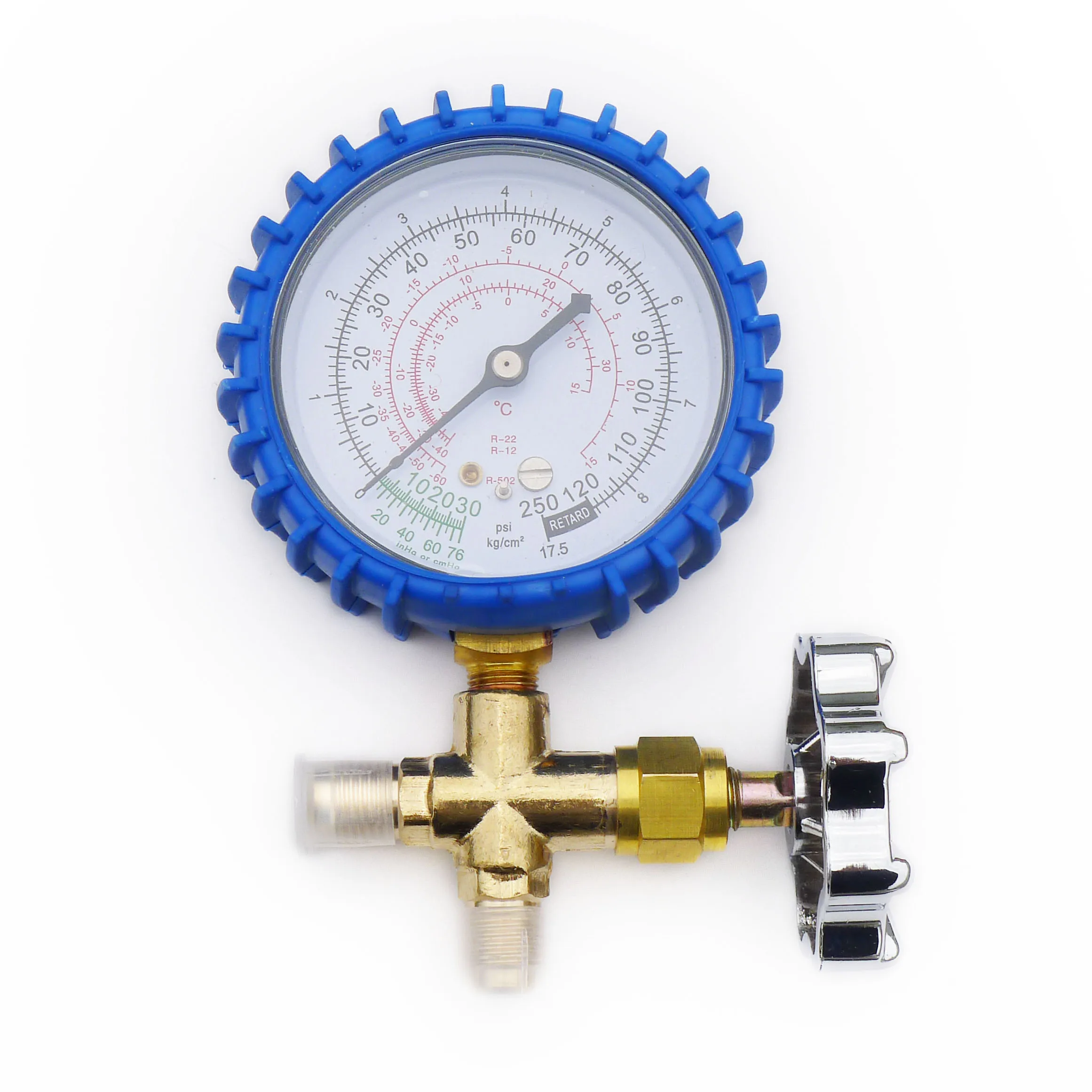 product air conditioner refrigerant r410a r22 r134a r407c ac manifold gauge set with hose-2
