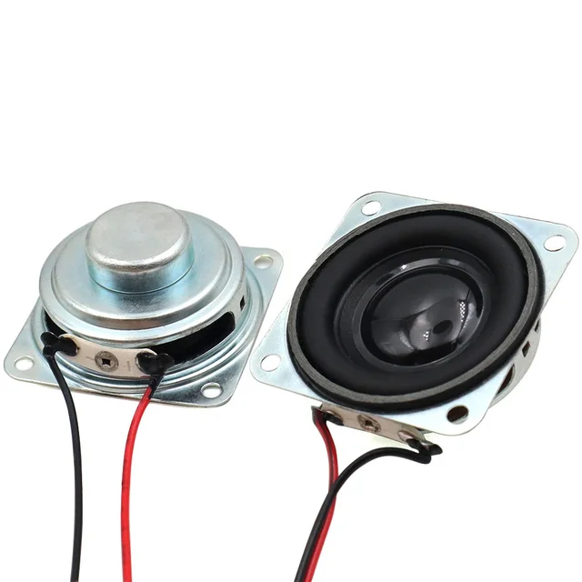 4040 Square 4 Ohm 5W  Speaker Internal Magnetic Bass Audio 40 MM 4Ohm 5 Watt  Loudspeaker with Wire 110MM 2P 2.0MM RoHS