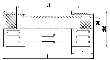 Plastic PVC UPVC Pipe Quick Compression Coupling For Water Supply