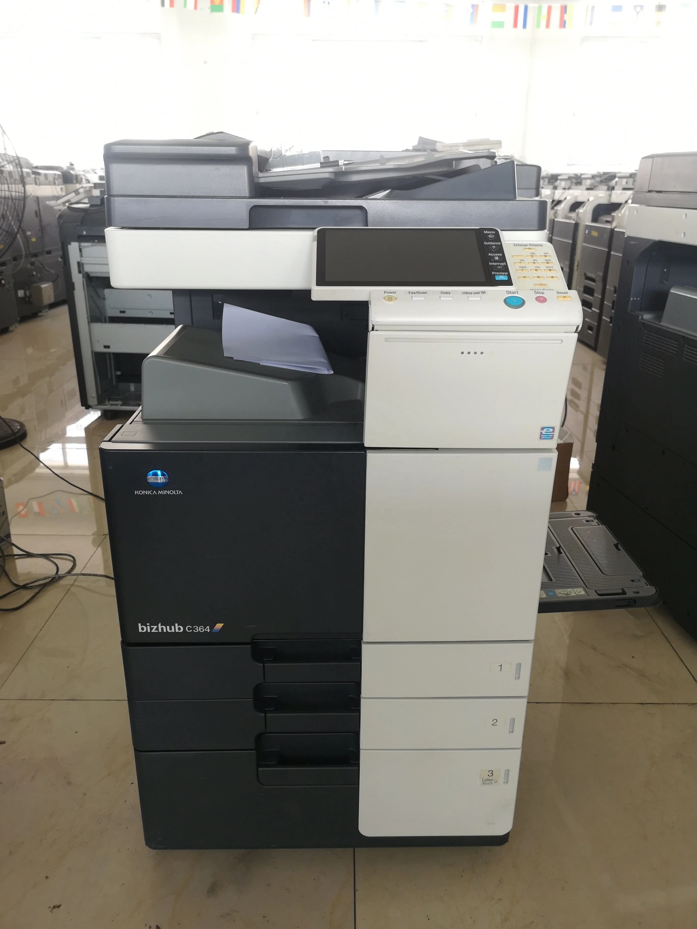 Used Copiers Supplier Photocopy Machine Konica Minolta Bizhub C364e Printer Fotocopiadora  Photostat Machine