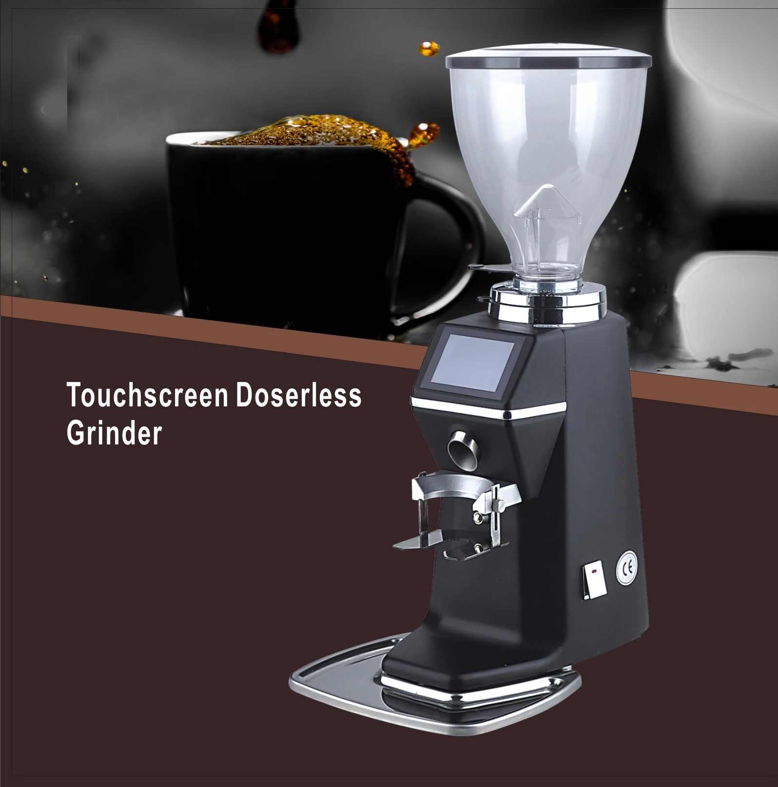 2022 Most Popular Household Espresso Coffee Grinder Titanium Small 64mm