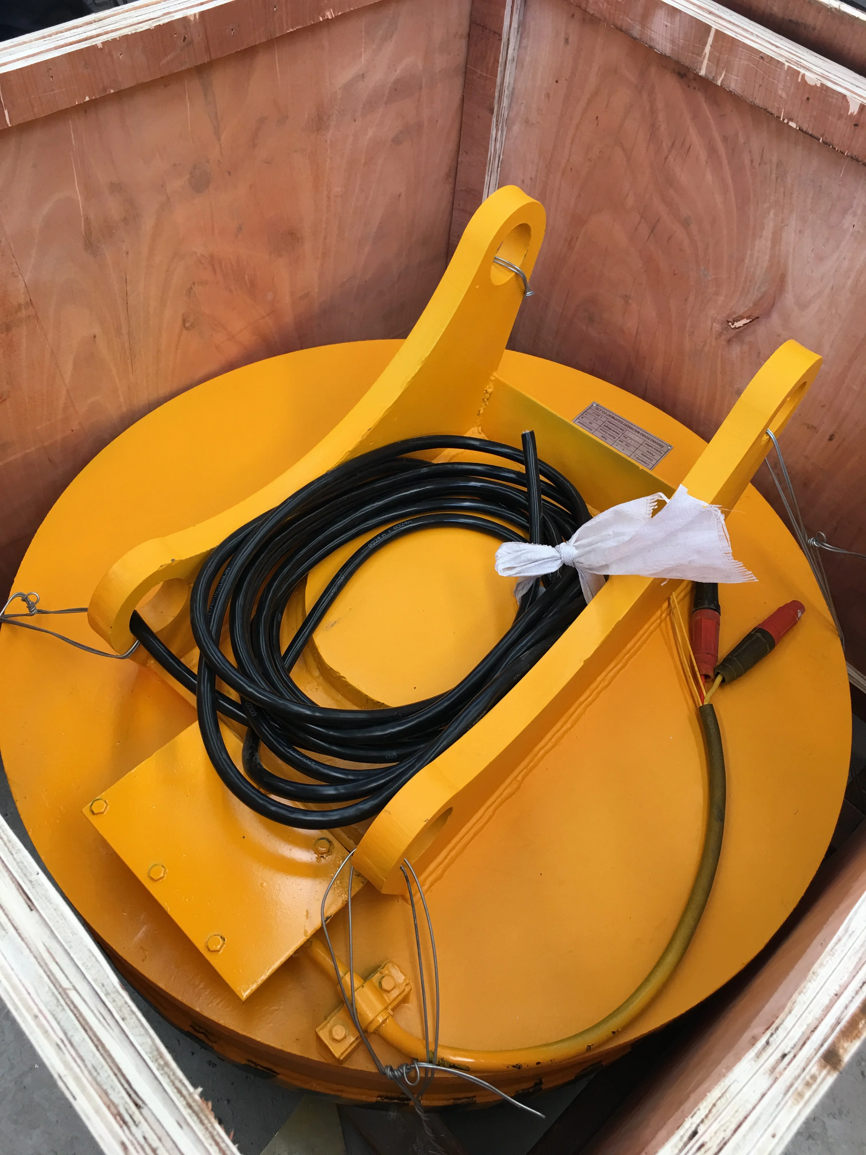 Crane Electric Use For Lifting Scrap Irons Circular Lifting