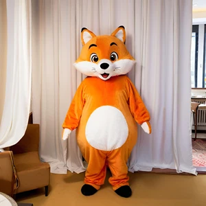 Shengye Facotry Directly Selling Orange Fox Animal Mascot Costume for Parade Outfit Performance Brand Advertising Promotion