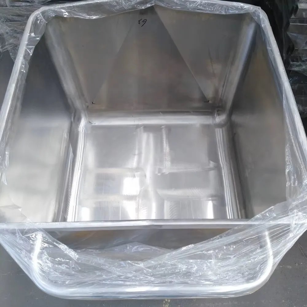 304 stainless steel transfer container/tote/meat trolley