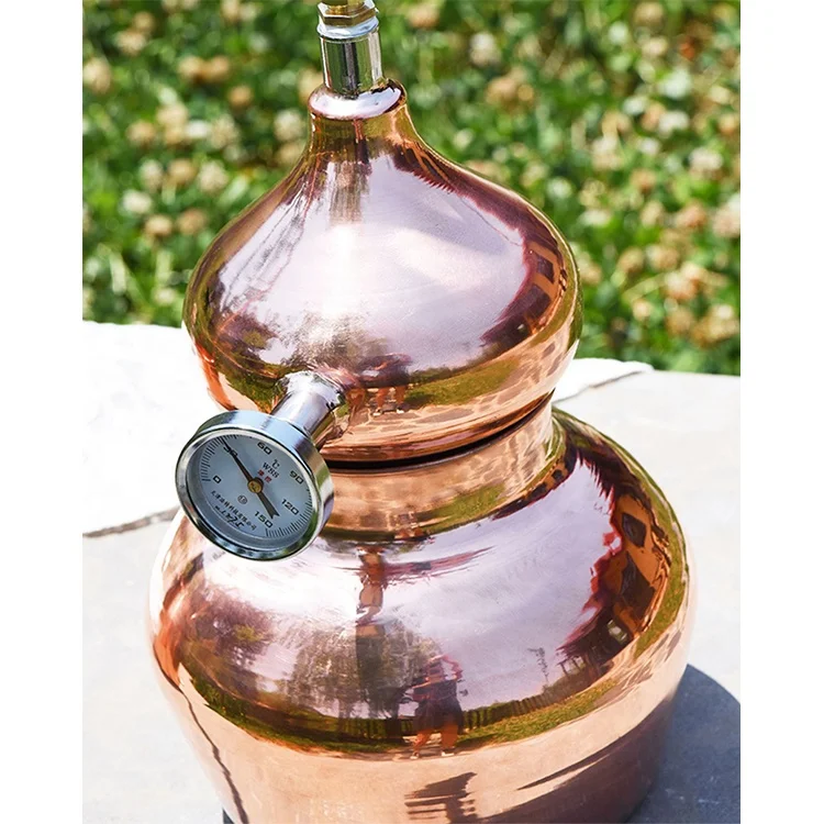 5L銅製蒸留器 家庭用アルコール蒸留器 ウイスキー ワイン ジン