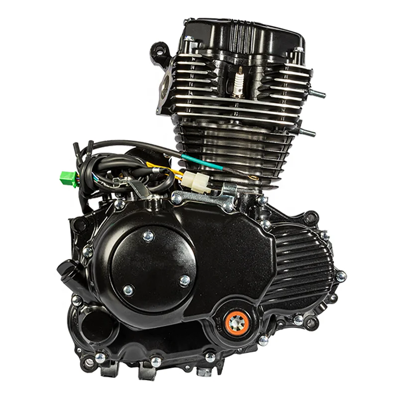 CQJB Loncin 200cc Motorcycle Engine, 4-Stroke, Air-Cooled Electric