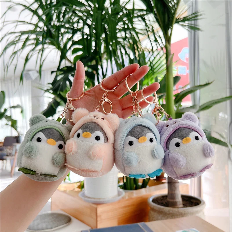ぬいぐるみ　ペンギン　キーホルダー カワイイぬいぐるみキーホルダーペンギンぬいぐるみミニ
