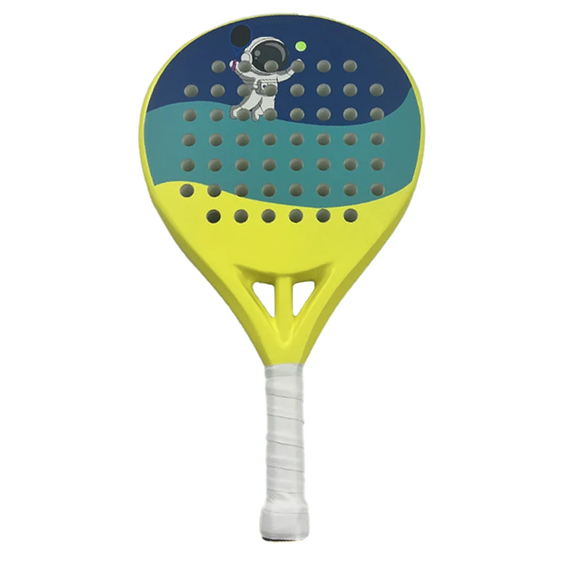 Kids Outdoor Sports Professional Tennis Racket Eva Core Indoor Carbon Fiber Padel Racket Set factory