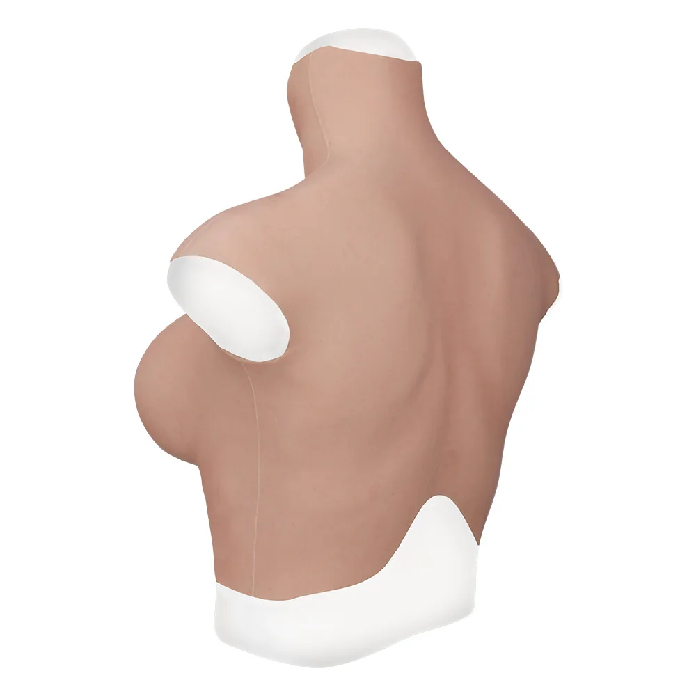 MUSIC POET H-Cup Realistic Artificial Breast Fake Big Boobs Tits Silicone  Breast Forms Tits for Crossdreser Transgender (D Cup-Silicone Filler, Ivory
