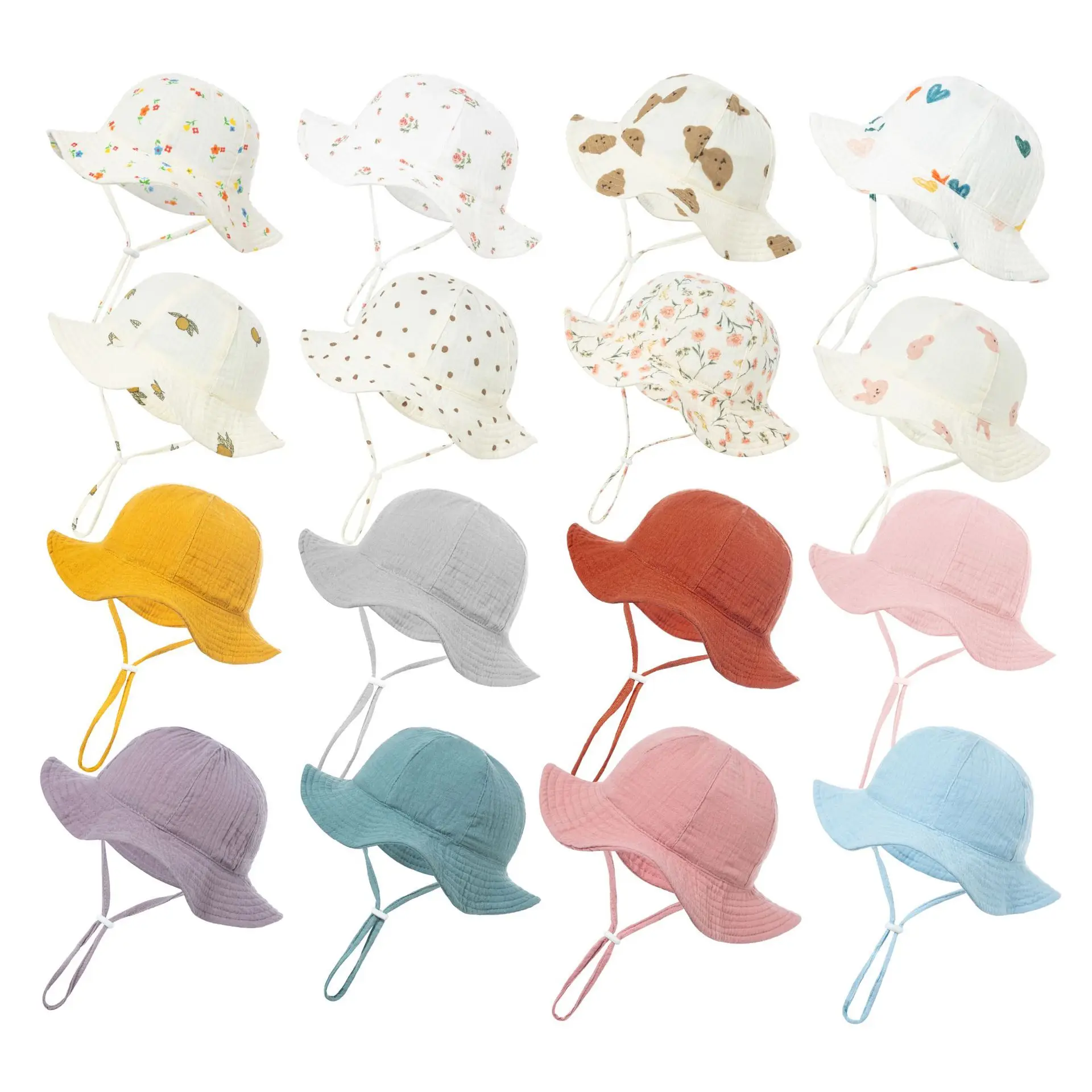 Top Quality Wholesale UV Protection Toddler Baby Girl Boy Summer Travel Bucket  Beach Sun Hat with String Infant Bucket Hat - China Embroidery Fisherman  Bucket Hats and Custom Bucket Hats price