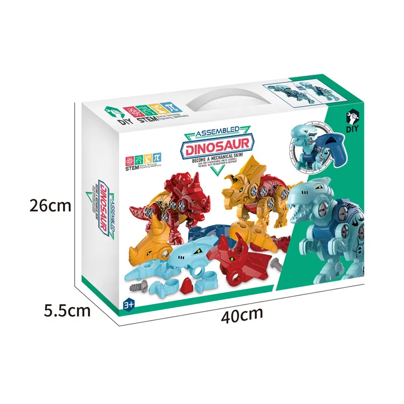 
 Лидер продаж на Amazon, Обучающие игрушки, сборная игрушка «сделай сам», яйцо динозавра для детских игр  