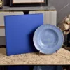 Plato hondo azul