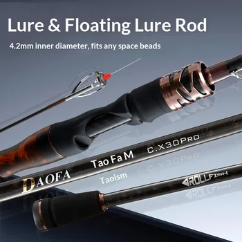 Solid Wood Handle Full Size Universal Luya Rod Carbon Fiber Lure Fishing Rod ML Hard Action Road Sliding Spot Wholesale – Hard Lure – view 5