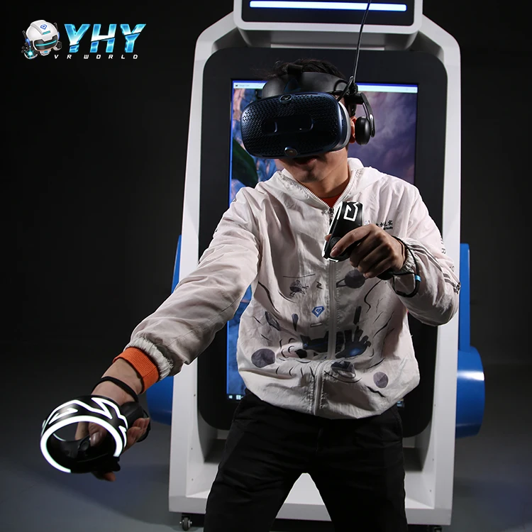 Immersive Experience YHY Coin Operated Self VR Game Platform Shooting Range  Simulator