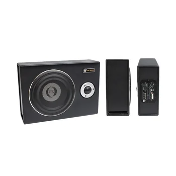 Sundown 8-Inch Extra Bass Self-Amplified Car Subwoofer with Box Single Coil DC 12V Factory Wholesale for Cars