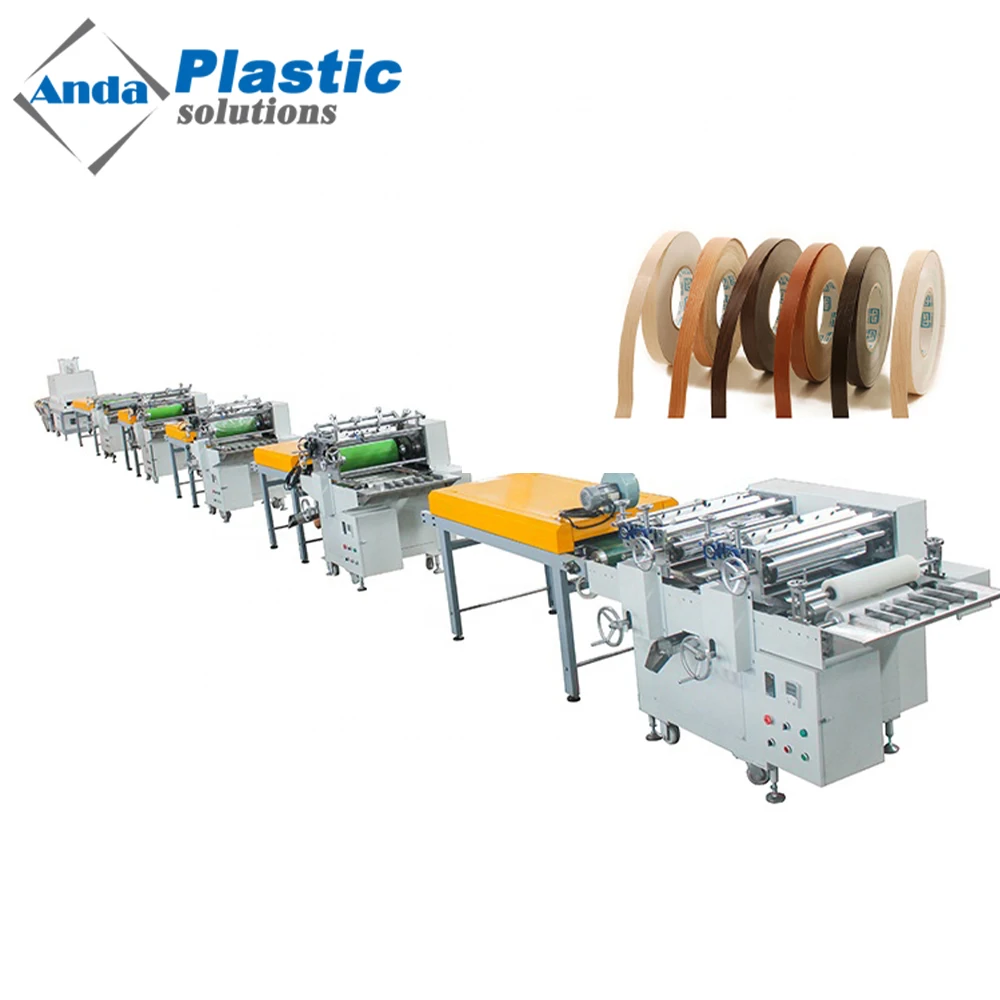 Anda Three Color PVC Edge Banding Tape Printing  Machine Pvc Edge Band Tape Printing Production Line