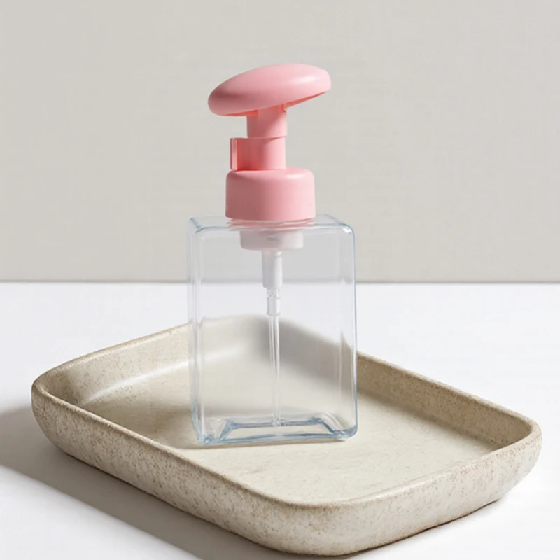 Wholesale Custom Eco Friendly Transparent Pump Bottle for Hand Wash Lotion High Quality PET Smooth Dispenser supplier