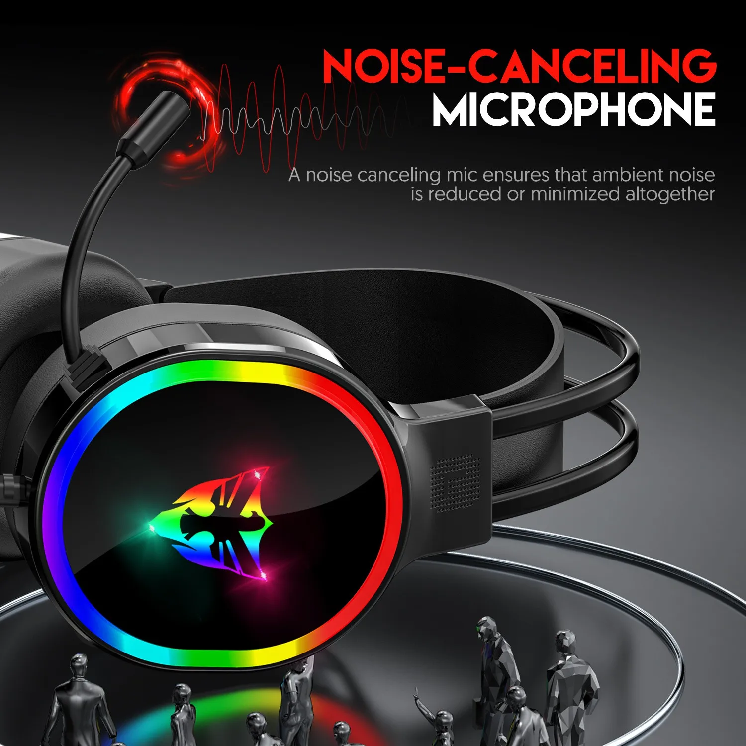 Noise Reduction Headset With Microphone Shopee Micropack Stereo