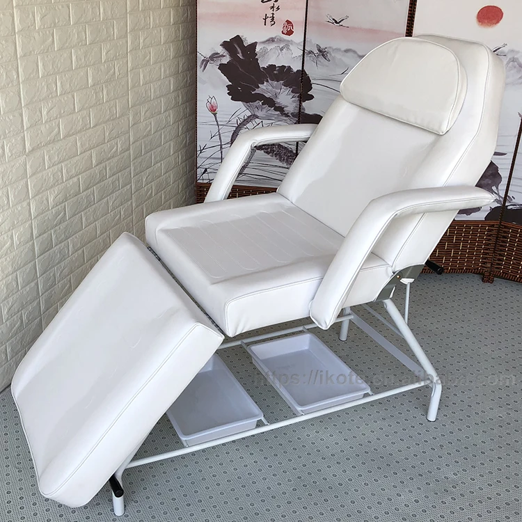 Modern Reclining Beauty Massage Chair Foldable Bed For Body Treatment Eyelash Grafting Salon