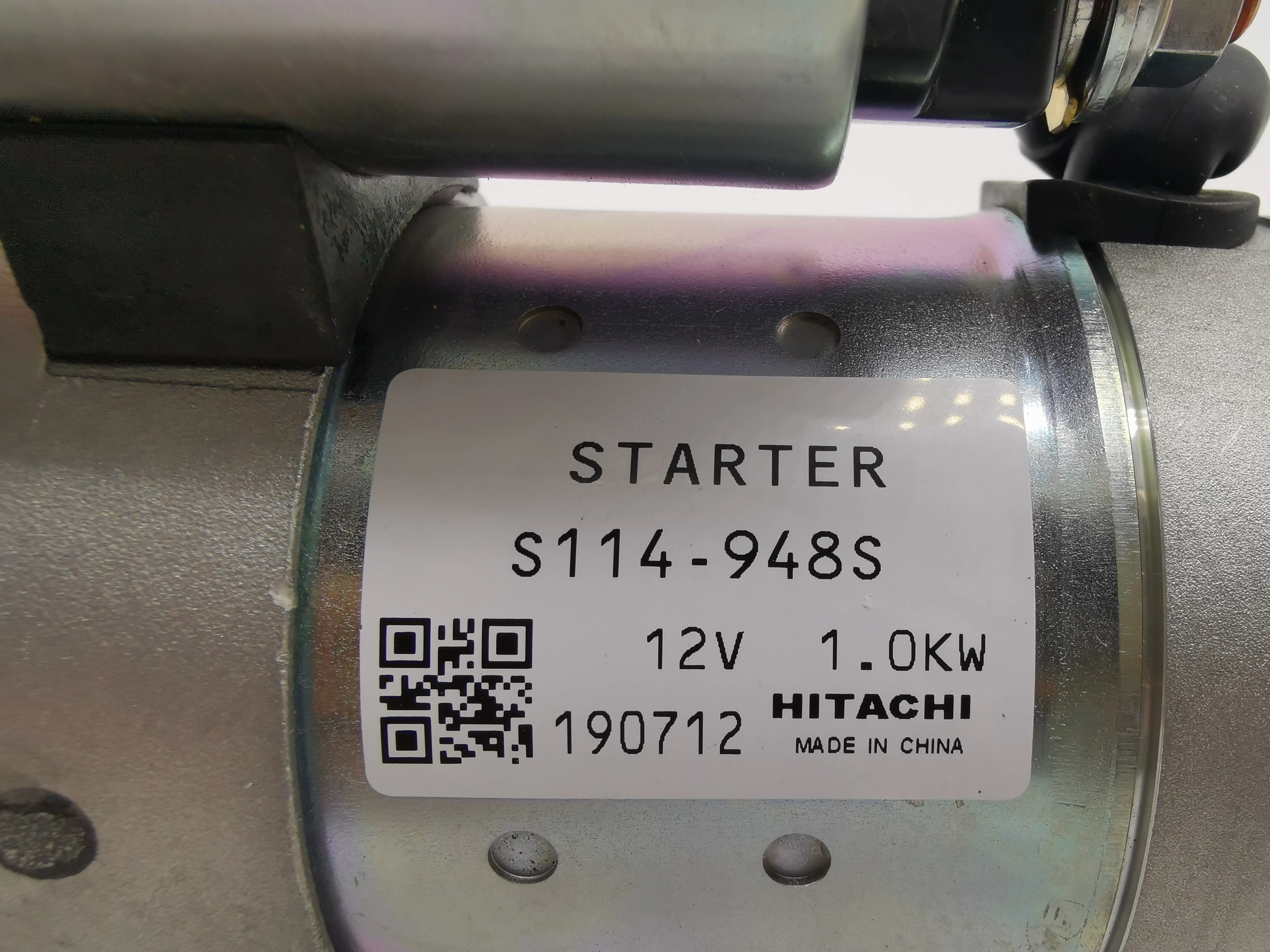 Hitachi 12V Car Starter Motor S114-948 for FIAT & ALFA ROMEO - New