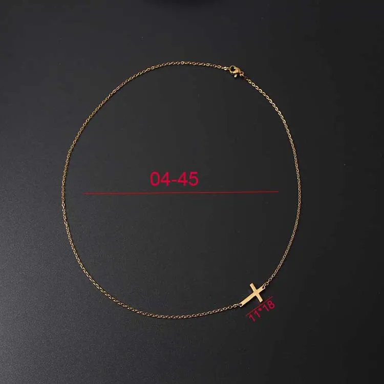 Cross Choker Necklace