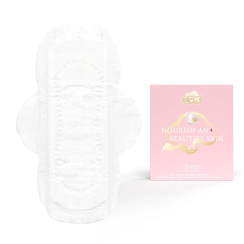 Low MOQ Soft Care Breathable Anion Chip Sanitary Napkin Pad For Heavy Flow