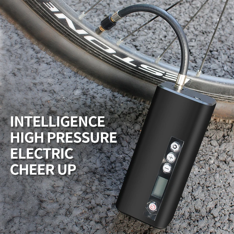 OEM/ODM Mini Electric Bicycle Air Pump Portable Wireless Package Car Accessories Bike Tyre Air Compressor Cordless Inflators
