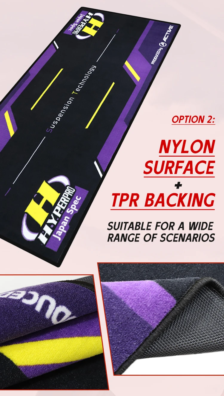 Custom Motorcycle Mat Logo Rubber Floor Mat Garage Mats for Product Motorcycles supplier