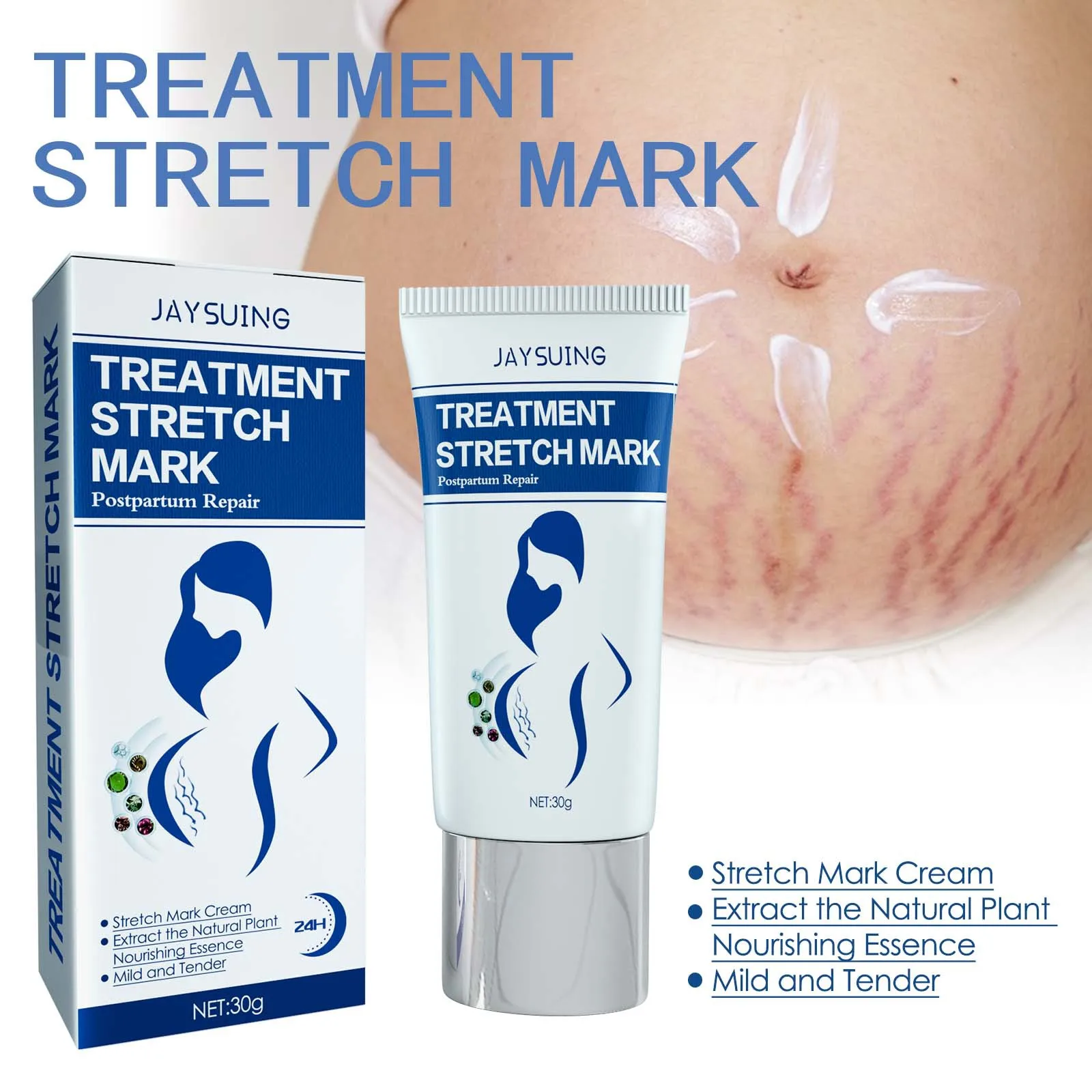 Jaysuing Oem Odm Pregnancy Marks Removal Body Stretch Mark Cream For 