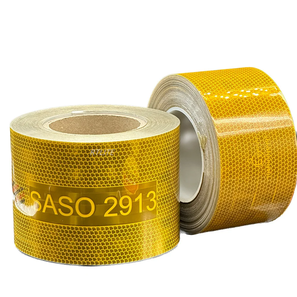 RTLITE E8 Certificate ECE 104R Conspicuity Trailer Safety Retro Adhes Tape Reflector Reflective Stickers