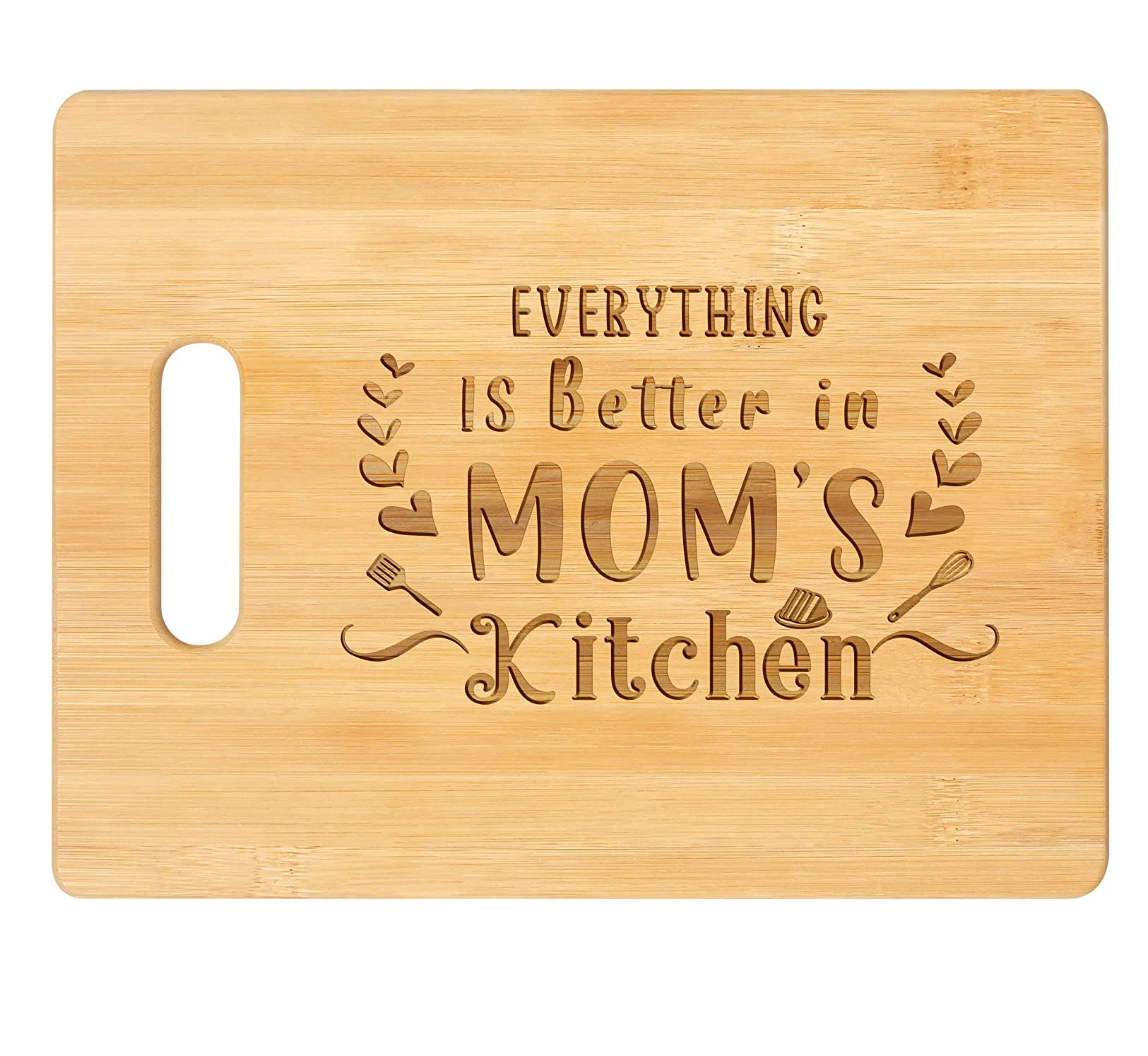 product personalized engraved bamboo mothers day gifts mom birthday gifts sets custom kitchen cutting board-1