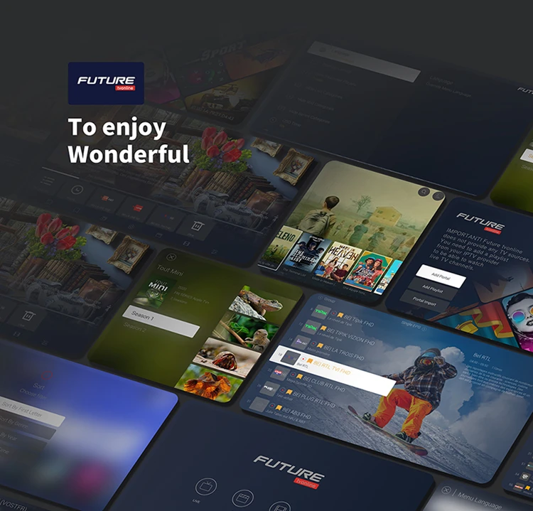 2023 Latest QTV IPTV BOX Future TV MY TV Online Android 10 Smart 4K tv box XTV AIR XTV DUO 2GB 8GB ROM 5G Dual WiFi Set Top Box