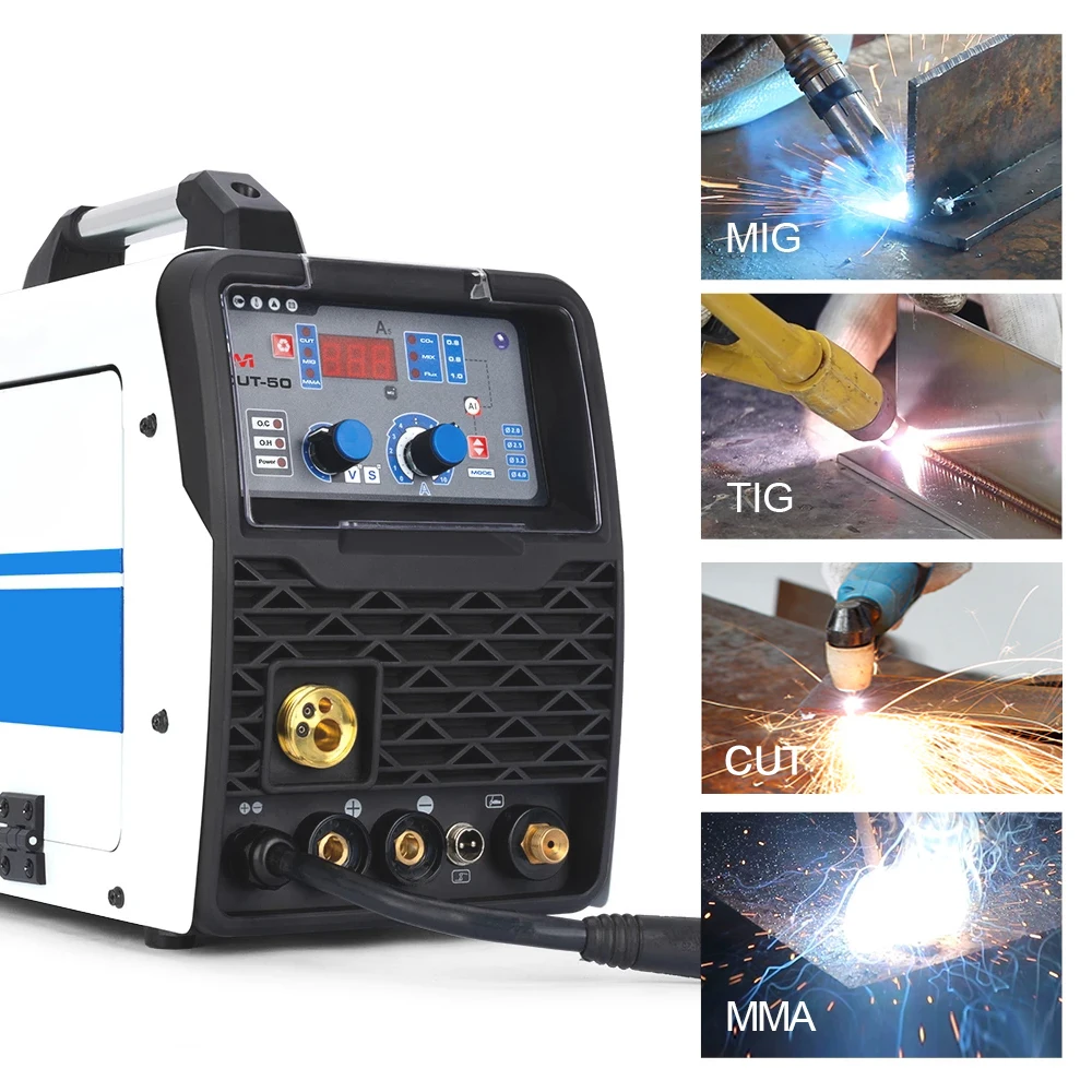 Smart Portable 4-in-1 MIG TIG CUT MMA Welding Machine - Multifunctional ...