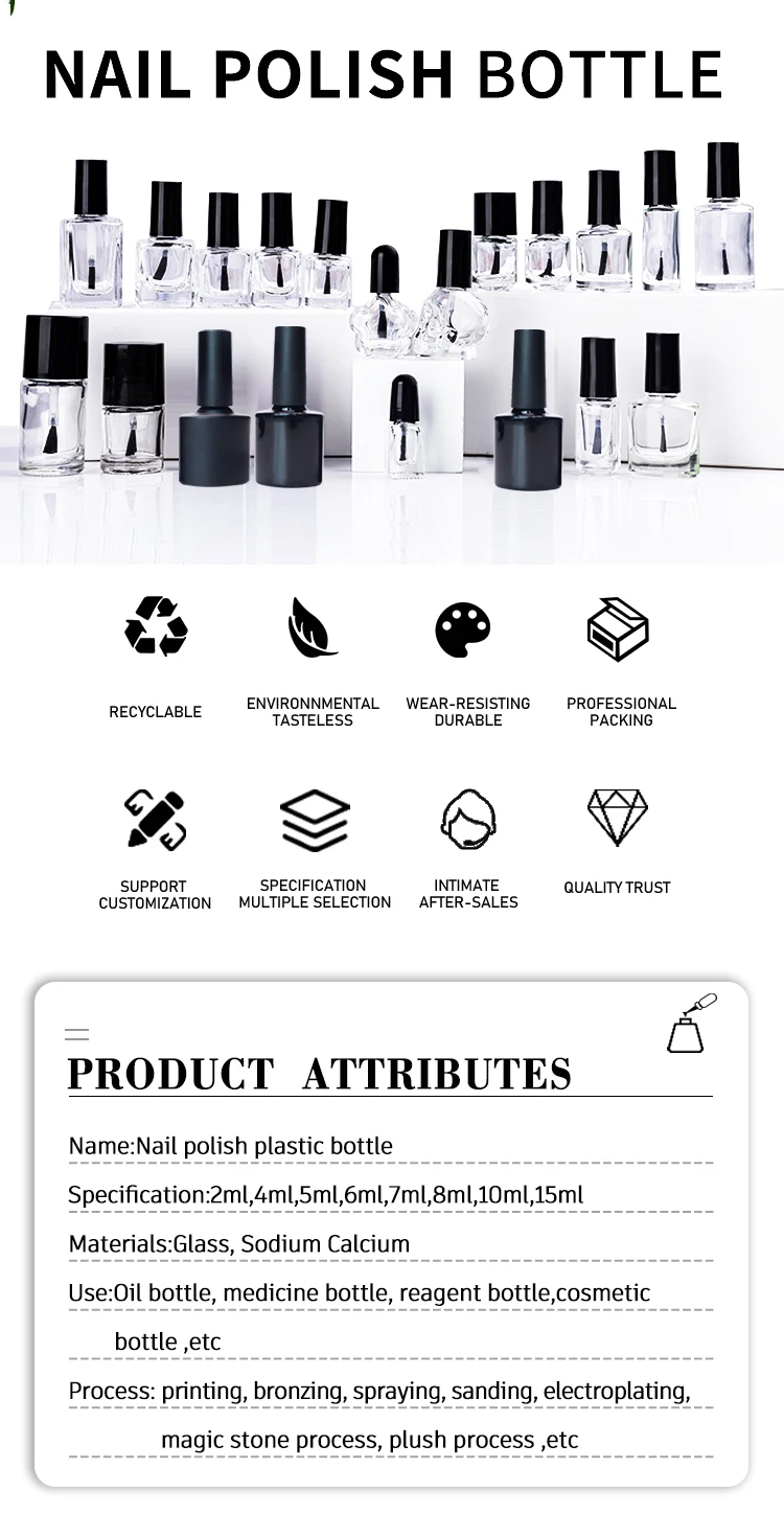 Nail Polish Bottle Empty Nail Polish Bottle Gel Nail Polish Custom Logo Luxury Bottles Buy