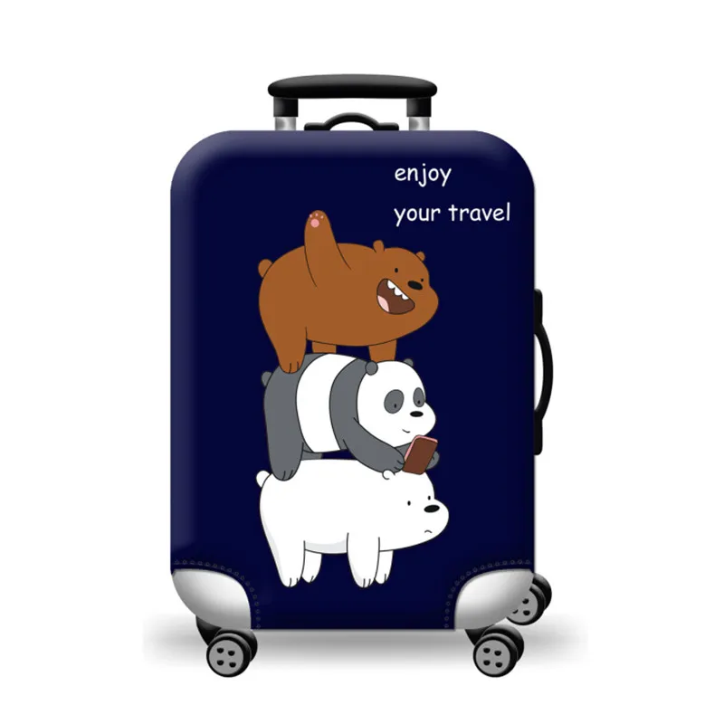 Beautiful Custom Protective Cover High Elastic Waterproof Spandex Luggage Cover