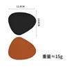 Brown and black coasters