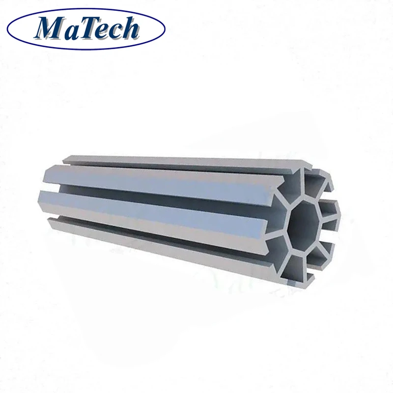 High Quality Extrusion Display Octagonal Aluminum Profile With Sliver Anodized