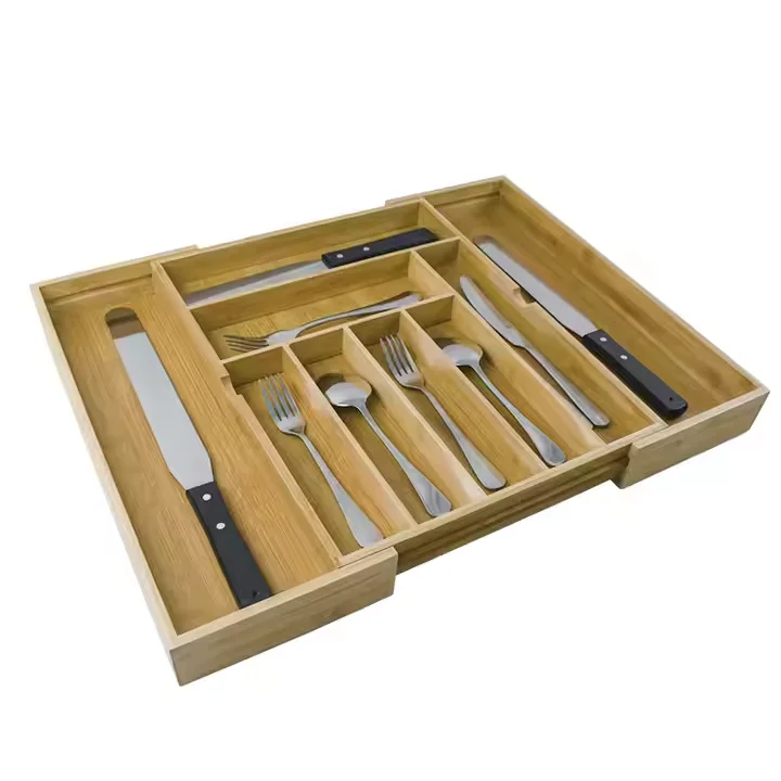 KIRIGEN Holz Küchenutensilien Halter It 3 Fächern - Holz Kochen