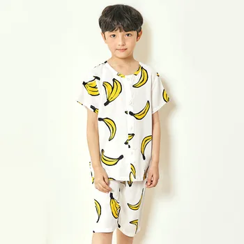 UN21SSEW023203 high quality boys girls sleepwear pajamas set for kids