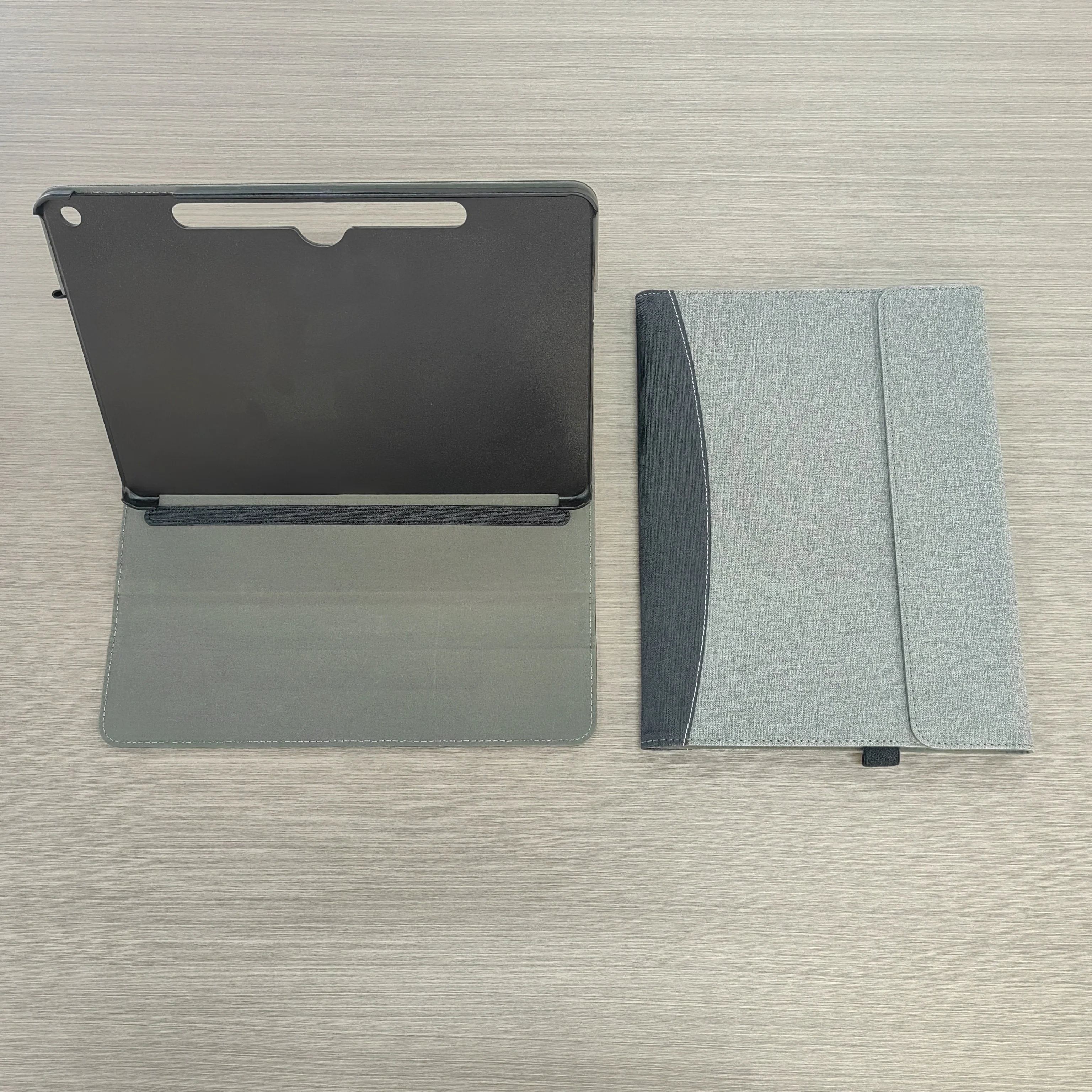 Funda protectora versátil al por mayor para tabletas Microsoft Surface Pro 8, 9, 10, 11 y 12, con soporte antideslizante, correa elástica para bolígrafo y ranura para bolígrafo