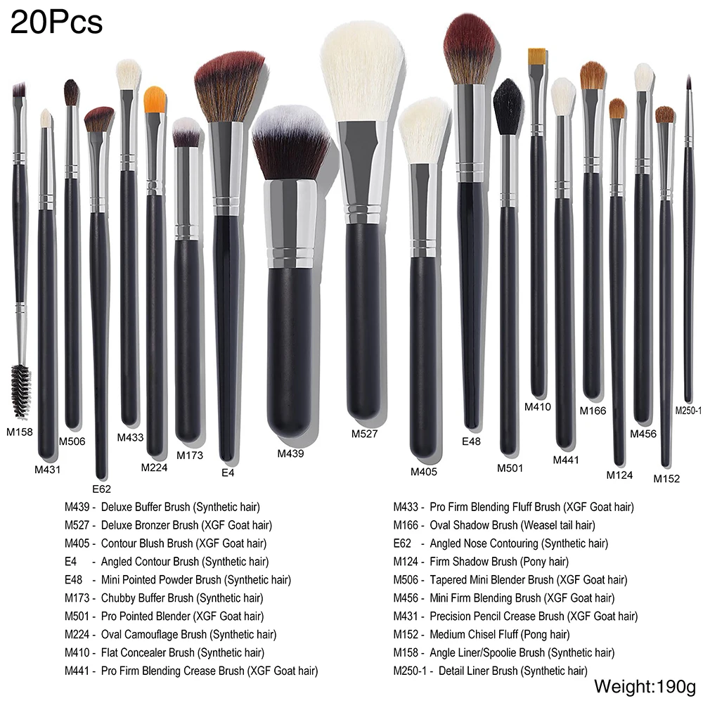 E62 - ANGLED NOSE CONTOURING BRUSH