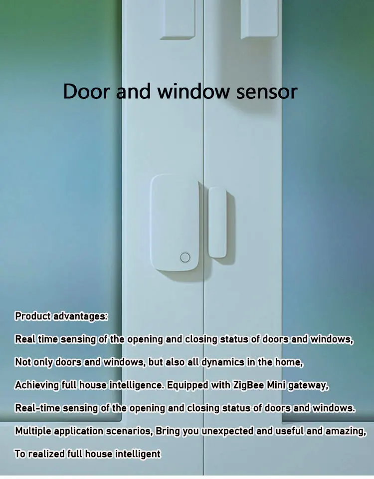 Zwave Door Window Sensor Smart Automatic Home Security Alarm System