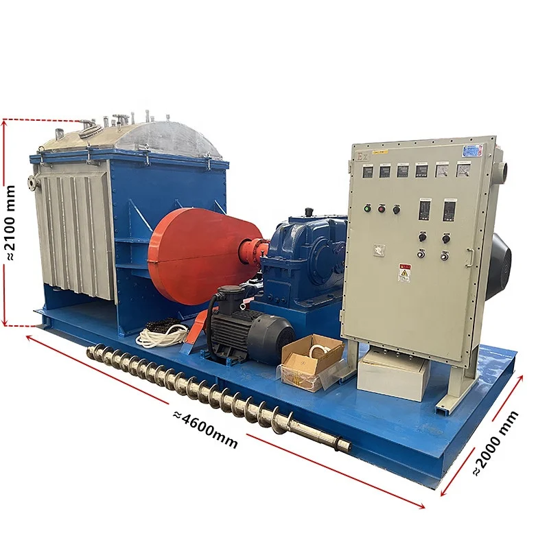 Butyl Rubber Kneading Machine 2000L Screw Extruding Vacuum Kneader Sigma Arm Kneader Extruder Double Z Blade Mixer Machine