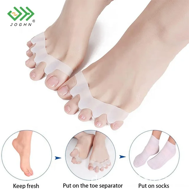 JOGHN Toe Orthotics Straightener Splints Feet Care Plantar Fasciitis Night Bunion Splint Hallux Valgus Corrector Toe Separator