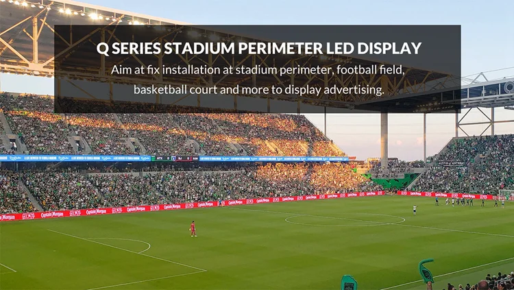 3D P4 P5 P6 P8 P10 outdoor indoor rentals full color Football stadium perimeter led display Screen